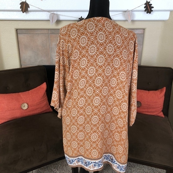 Woman Within Tunic Kimono Cardigan Size M 14/16 - Picture 6 of 8